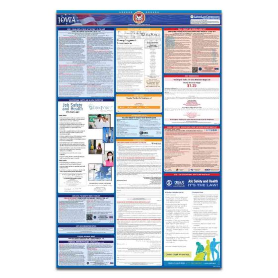 Iowa Labor Law Poster + Compliance Protection Plan™