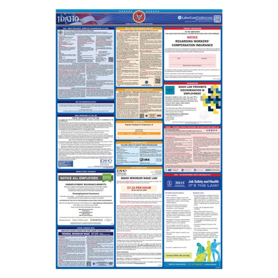 Idaho Labor Law Poster