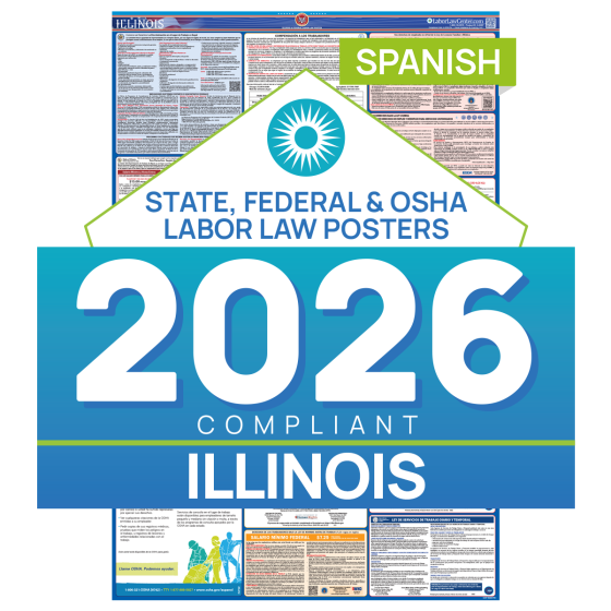Illinois & Federal Labor Law Posters - Spanish