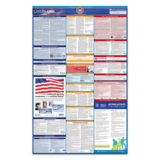 Louisiana Labor Law Poster + Compliance Protection Plan™