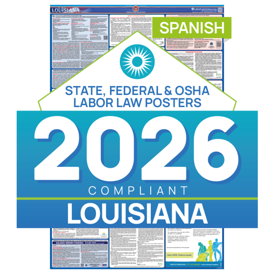 Louisiana & Federal Labor Law Posters - Spanish