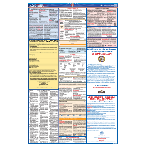 Maryland & Federal Labor Law Posters - Spanish