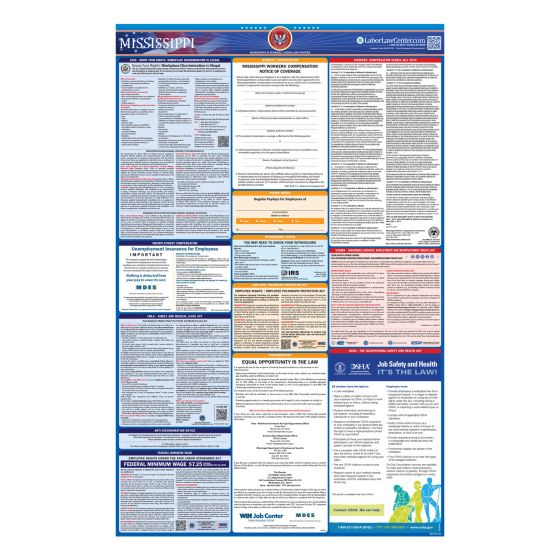 Mississippi Labor Law Poster