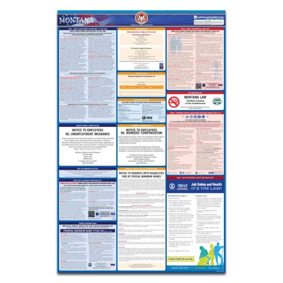 Montana Labor Law Poster + Compliance Protection Plan™