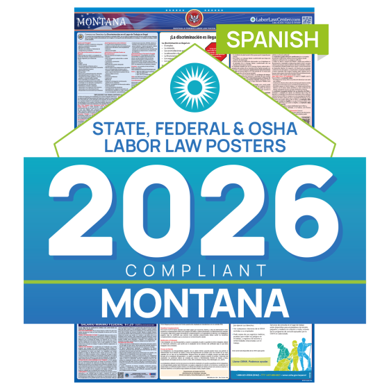 Montana & Federal Labor Law Posters - Spanish