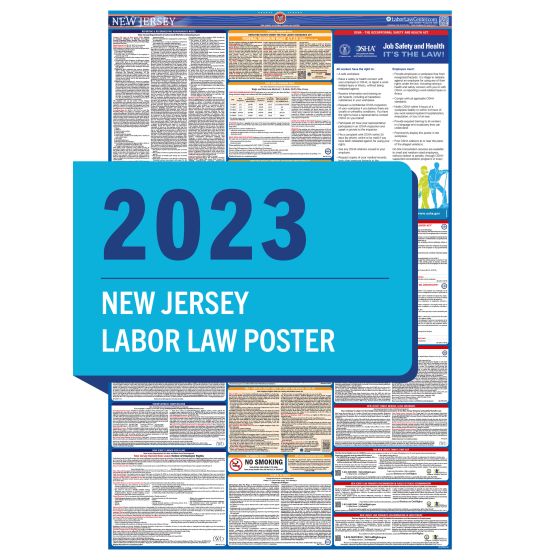 New Jersey & Federal Labor Law Posters - Unlaminated 