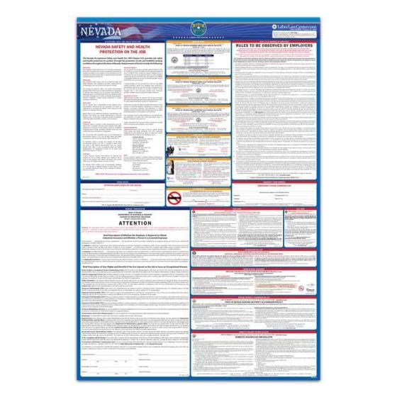 Nevada State Labor Law Poster - Unlaminated 