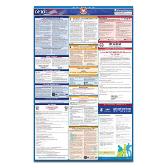 Ohio Labor Law Poster + Compliance Protection Plan™