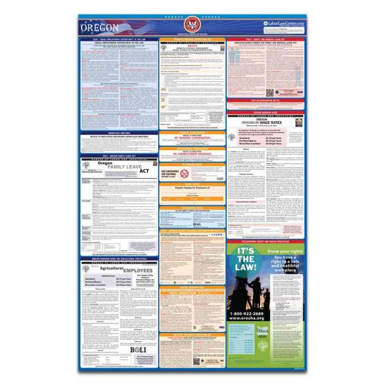 Oregon Labor Law Poster + Compliance Protection Plan™