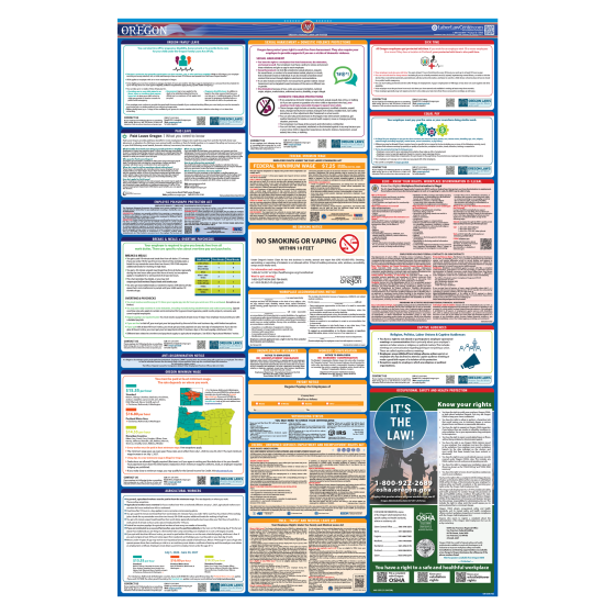 Oregon Labor Law Poster