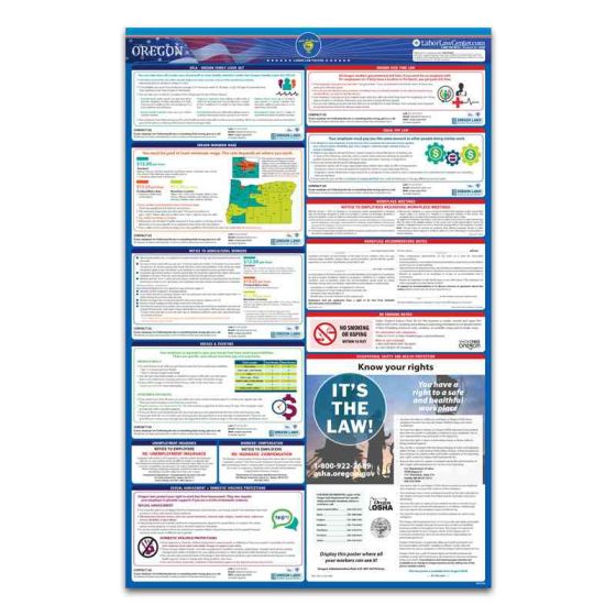 Oregon State Labor Law Poster