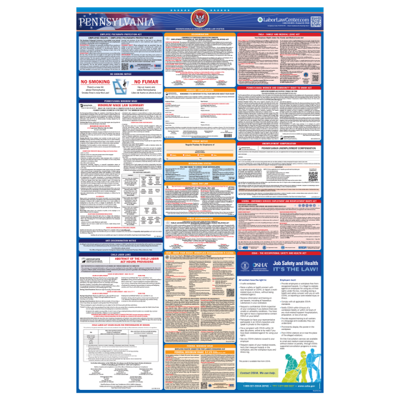 Pennsylvania Labor Law Poster