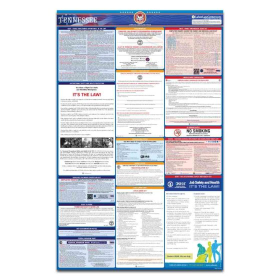 Tennessee Labor Law Poster + Compliance Protection Plan™