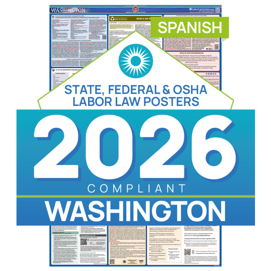 Washington & Federal Labor Law Posters - Spanish