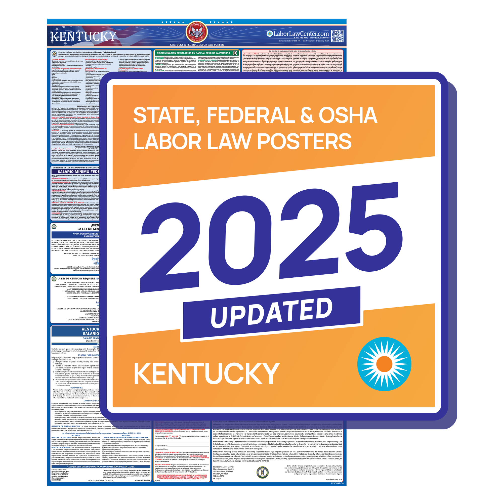 Kentucky & Federal Labor Law Posters - Spanish Kentucky & Federal Labor Law Posters - Spanish