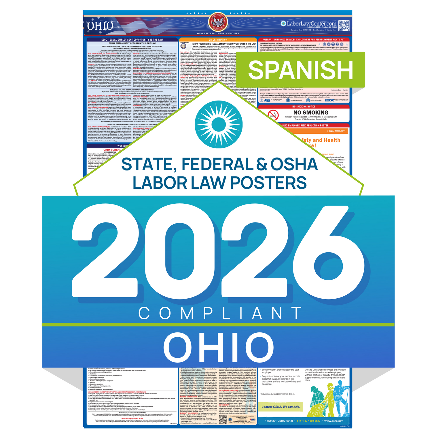 2025 Ohio & Federal Labor Law Poster | LaborLawCenter.com