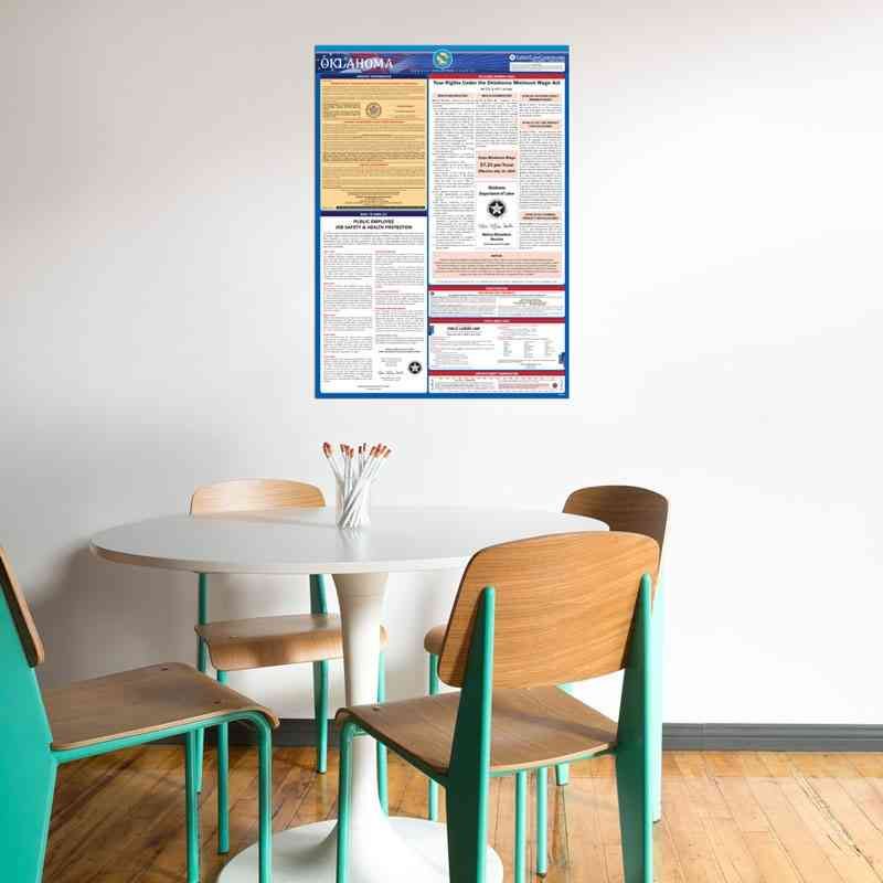 Poster Guard Oklahoma State Labor Law Poster - Unlaminated
