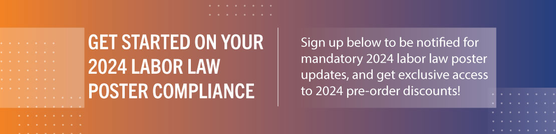2024 Labor Law Poster Pre Orders